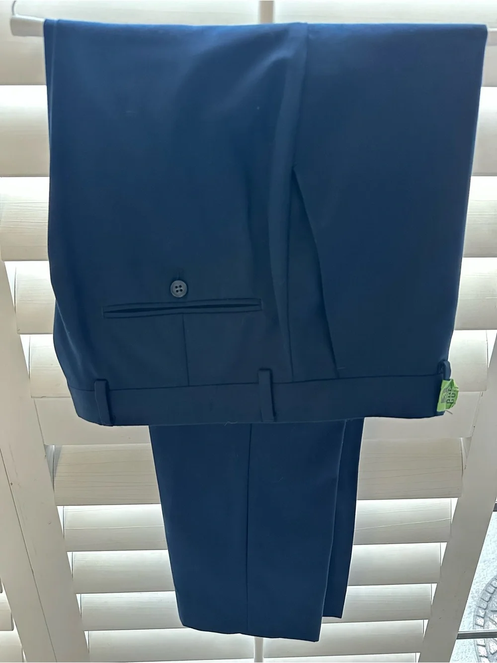 Tailored Men's Navy Suit Jacket - Modern Two-Button Blazer